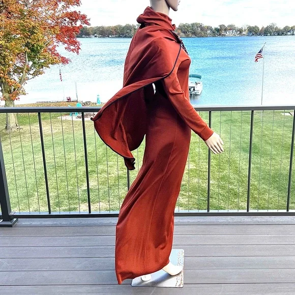 Joshua Tree Maxidress & Braided Cape Set! EUC! - Picture 9 of 16